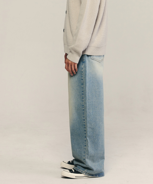 REFLYPERKY(リフライパーキー)の「HT8705ウェアエバーワイドデニム(LIGHT WASHED)(デニムパンツ・メンズ・その他・SMALL/XX-LARGE/X-SMALL/L(32)/M(30)/XL(34))」の4枚目の写真