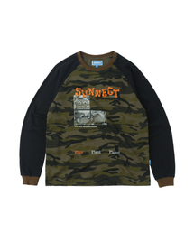 W.A.M. Raglan LS Tee - Camo