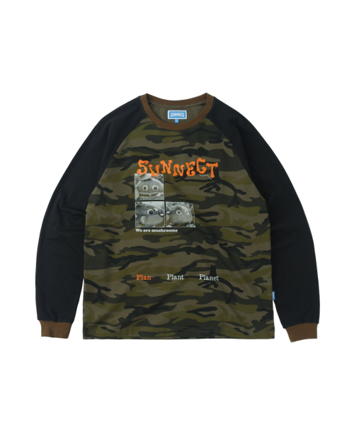 SUNNECT(ソネクト)の「W.A.M. Raglan LS Tee - Camo(Tシャツ/カットソー・レディース・その他・1/2)」の1枚目の写真
