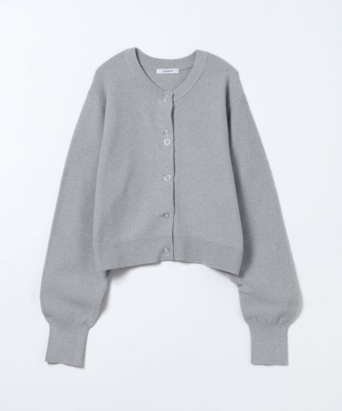 JEANASIS(ジーナシス)の「アソートリングスナップクルーカーディガン/650169(カーディガン/ボレロ・レディース・ピンク/グレー/ネイビー/ブラック系その他・FREE)」の3枚目の写真