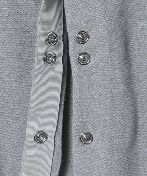 JEANASIS(ジーナシス)の「アソートリングスナップクルーカーディガン/650169(カーディガン/ボレロ・レディース・ピンク/グレー/ネイビー/ブラック系その他・FREE)」の10枚目の写真