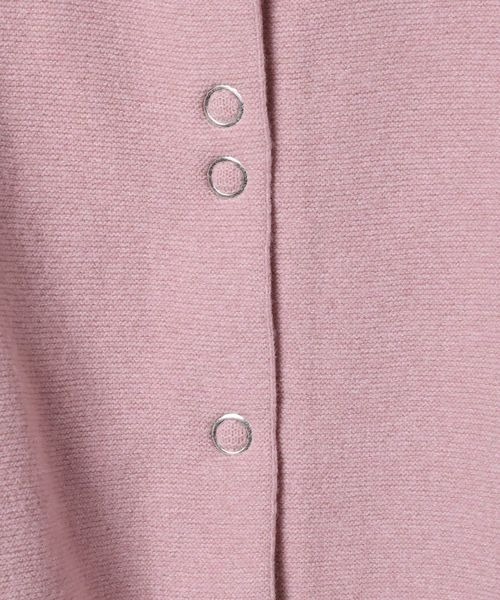 JEANASIS(ジーナシス)の「アソートリングスナップクルーカーディガン/650169(カーディガン/ボレロ・レディース・ピンク/グレー/ネイビー/ブラック系その他・FREE)」の13枚目の写真