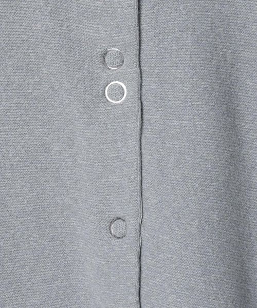 JEANASIS(ジーナシス)の「アソートリングスナップクルーカーディガン/650169(カーディガン/ボレロ・レディース・ピンク/グレー/ネイビー/ブラック系その他・FREE)」の12枚目の写真