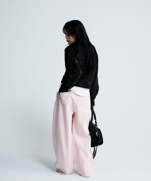 JEANASIS(ジーナシス)の「アソートリングスナップクルーカーディガン/650169(カーディガン/ボレロ・レディース・ピンク/グレー/ネイビー/ブラック系その他・FREE)」の20枚目の写真