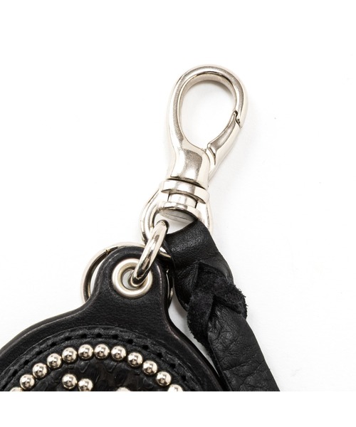 calee キーリング　キーチェーン CALEE(キャリー) ウォレットチェーン LEATHER TASSEL KEY RING CL