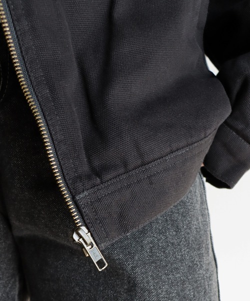 RED KAP（レッドキャップ）の「【RED KAP/レッドキャップ】 襟コーデュロイダックジャケット（ブルゾン・レディース・ブラック/カーキ/ベージュ・M/L/XL）」の7枚目の写真