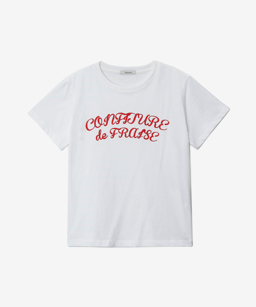 BENSIMON（ベンシモン）の「ARCH LOGO TEE - WHITE（Tシャツ/カットソー・レディース・ホワイト・FREE）」の3枚目の写真