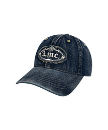 LMC( )��WASHED DENIM GOTHIC OVAL 6PANEL CAP Dark Teal(�L���b�v)