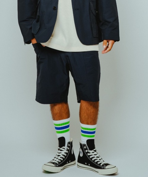 BIG MIKE(ビッグマイク)の「BIG MIKE ビッグマイク / セットアップ対応 リップストップ イージーショーツ ショートパンツ // 102616400(その他パンツ・メンズ・ブラック/ネイビー/オリーブ・MEDIUM/LARGE/X-LARGE)」の3枚目の写真