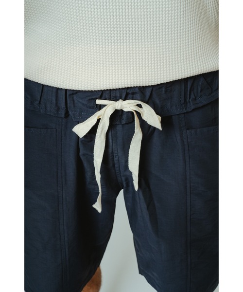 BIG MIKE(ビッグマイク)の「BIG MIKE ビッグマイク / セットアップ対応 リップストップ イージーショーツ ショートパンツ // 102616400(その他パンツ・メンズ・ブラック/ネイビー/オリーブ・MEDIUM/LARGE/X-LARGE)」の4枚目の写真