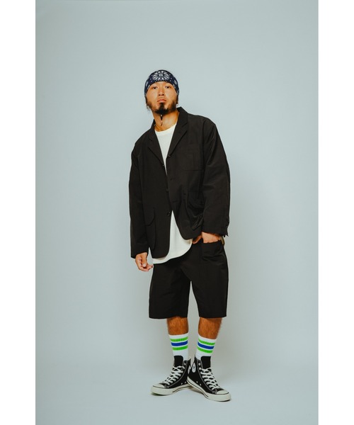 BIG MIKE(ビッグマイク)の「BIG MIKE ビッグマイク / セットアップ対応 リップストップ イージーショーツ ショートパンツ // 102616400(その他パンツ・メンズ・ブラック/ネイビー/オリーブ・MEDIUM/LARGE/X-LARGE)」の9枚目の写真