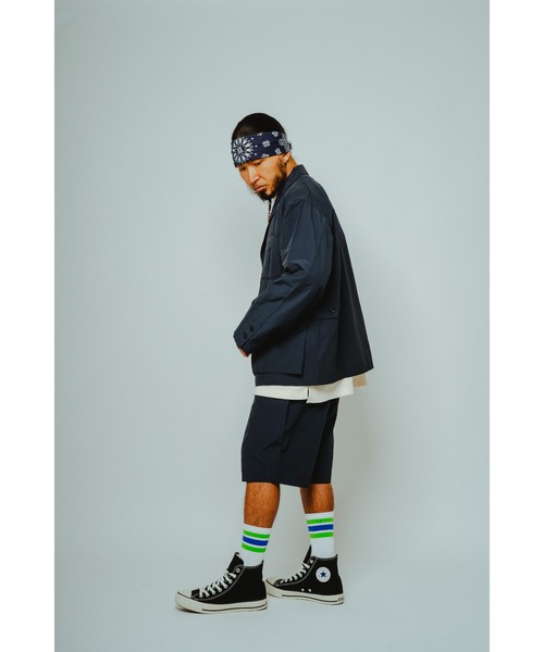 BIG MIKE(ビッグマイク)の「BIG MIKE ビッグマイク / セットアップ対応 リップストップ イージーショーツ ショートパンツ // 102616400(その他パンツ・メンズ・ブラック/ネイビー/オリーブ・MEDIUM/LARGE/X-LARGE)」の8枚目の写真