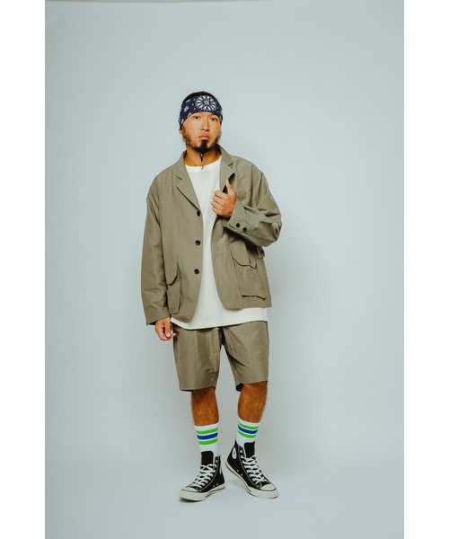 BIG MIKE(ビッグマイク)の「BIG MIKE ビッグマイク / セットアップ対応 リップストップ イージーショーツ ショートパンツ // 102616400(その他パンツ・メンズ・ブラック/ネイビー/オリーブ・MEDIUM/LARGE/X-LARGE)」の11枚目の写真