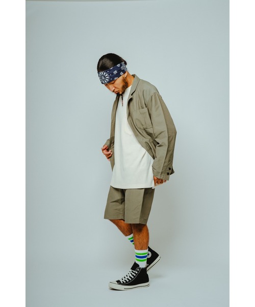 BIG MIKE(ビッグマイク)の「BIG MIKE ビッグマイク / セットアップ対応 リップストップ イージーショーツ ショートパンツ // 102616400(その他パンツ・メンズ・ブラック/ネイビー/オリーブ・MEDIUM/LARGE/X-LARGE)」の12枚目の写真