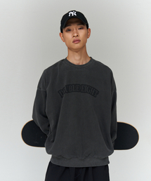 DOUBLE EIGHT（ダブルエイト）の「スプレーロゴピグメントスウェット（チャコール）（スウェット）」