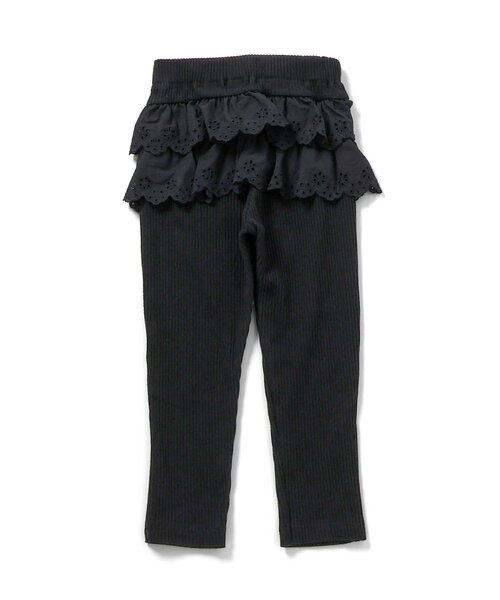 apres les cours（アプレレクール）の「後ろフリルレギンス/7days Style pants（その他パンツ・キッズ・アイボリー/ブラック/ライトグレー・110/100/90/80/130/120）」の15枚目の写真