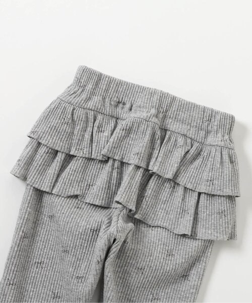 apres les cours（アプレレクール）の「後ろフリルレギンス/7days Style pants（その他パンツ・キッズ・アイボリー/ブラック/ライトグレー・110/100/90/80/130/120）」の20枚目の写真