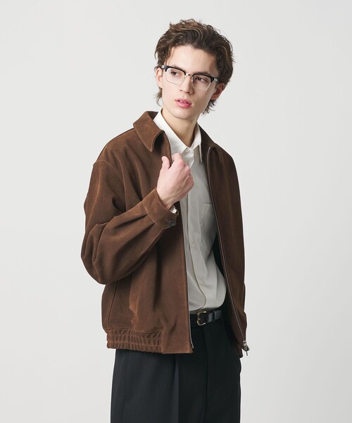 BEAUTY&YOUTH UNITED ARROWS（ビューティーアンドユースユナイテッドアローズ）の「HI‐LINE ノスタルジア スエード ブルゾン（その他アウター・メンズ・ダークブラウン・S/XL/L/M）」の3枚目の写真