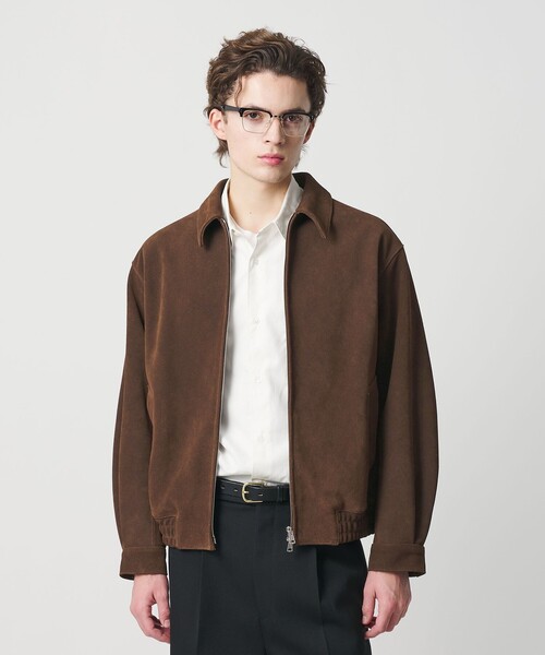 BEAUTY&YOUTH UNITED ARROWS（ビューティーアンドユースユナイテッドアローズ）の「HI‐LINE ノスタルジア スエード ブルゾン（その他アウター・メンズ・ダークブラウン・S/XL/L/M）」の4枚目の写真