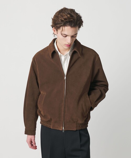 BEAUTY&YOUTH UNITED ARROWS（ビューティーアンドユースユナイテッドアローズ）の「HI‐LINE ノスタルジア スエード ブルゾン（その他アウター・メンズ・ダークブラウン・S/XL/L/M）」の7枚目の写真