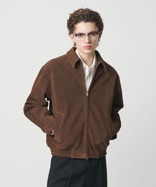 BEAUTY&YOUTH UNITED ARROWS（ビューティーアンドユースユナイテッドアローズ）の「HI‐LINE ノスタルジア スエード ブルゾン（その他アウター・メンズ・ダークブラウン・S/XL/L/M）」の8枚目の写真