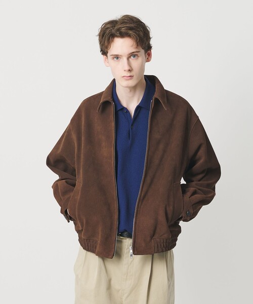 BEAUTY&YOUTH UNITED ARROWS（ビューティーアンドユースユナイテッドアローズ）の「HI‐LINE ノスタルジア スエード ブルゾン（その他アウター・メンズ・ダークブラウン・S/XL/L/M）」の9枚目の写真