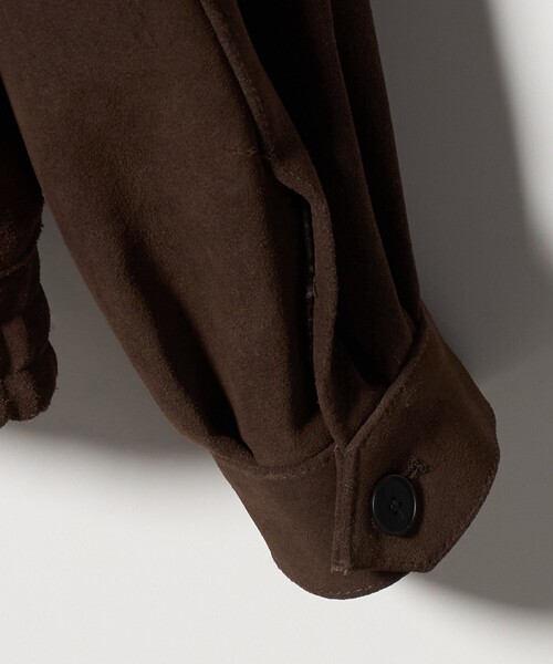 BEAUTY&YOUTH UNITED ARROWS（ビューティーアンドユースユナイテッドアローズ）の「HI‐LINE ノスタルジア スエード ブルゾン（その他アウター・メンズ・ダークブラウン・S/XL/L/M）」の16枚目の写真