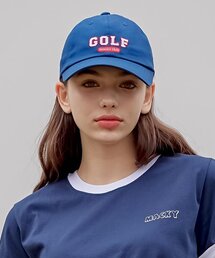 MACKY（マッキー）の「ラベゴルフボールキャップ ネイビー（キャップ）」
