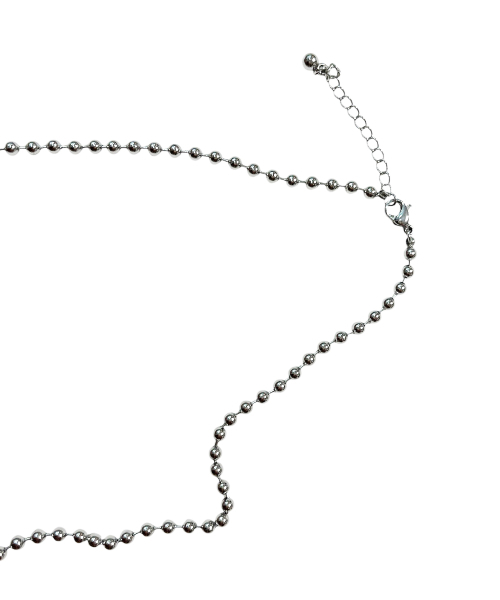 SK8ER ROCK(スケーターロック)の「Big Star Ball Chain Surgical Steel Necklace ((steel))(ネックレス・レディース・その他・FREE)」の4枚目の写真