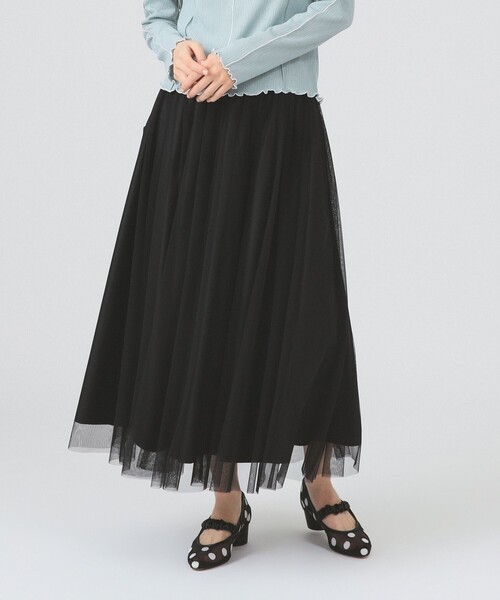 Ray BEAMS(レイビームス)の「【7/31再値下げ】チュール ギャザー スカート(スカート・レディース・ブラック/ホワイト系その他6・1/0)」の8枚目の写真