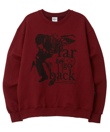 VINTAGE ARTWORK SWEATSHIRT_burgundy