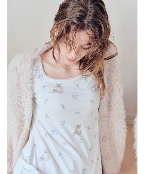 フェザーカーディガン（ルームウェア/パジャマ）｜gelato pique