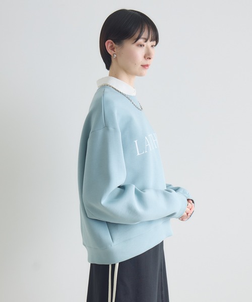 Paradise Picnic（パラダイスピクニック）の「cloche ロゴプリント丸首