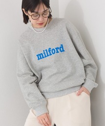 OMNES | テック裏毛オーバーサイズロゴスウェットトップス milford UVカット付(スウェット)