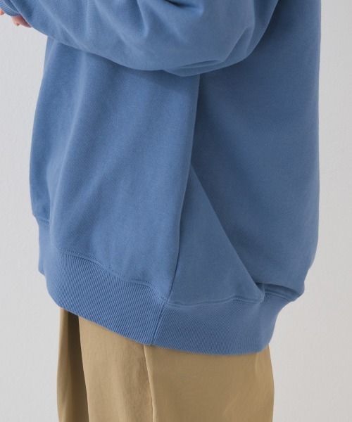 OMNES（オムネス）の「テック裏毛オーバーサイズロゴスウェットトップス milford UVカット付（スウェット・レディース・ダークグレー/ライトブルー/グレー/ホワイト・FREE）」の20枚目の写真