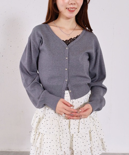 レーストリムニットアンサンブル25357820 レーストリムニットアンサンブル(M OFF WHITE): トップス｜PMbox P&M