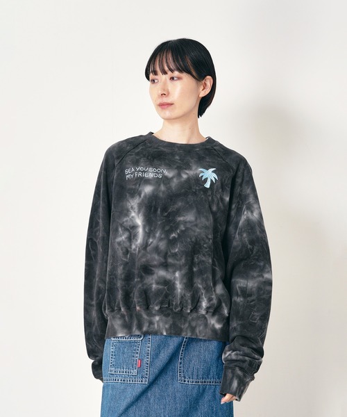 Common Noun(コモン ナウン)の「“SEA” Midori Nakajima ラグランクルースウェット(Tシャツ/カットソー・レディース・ブルー系その他/グレー/ブラック系その他・XL/L/M)」の2枚目の写真