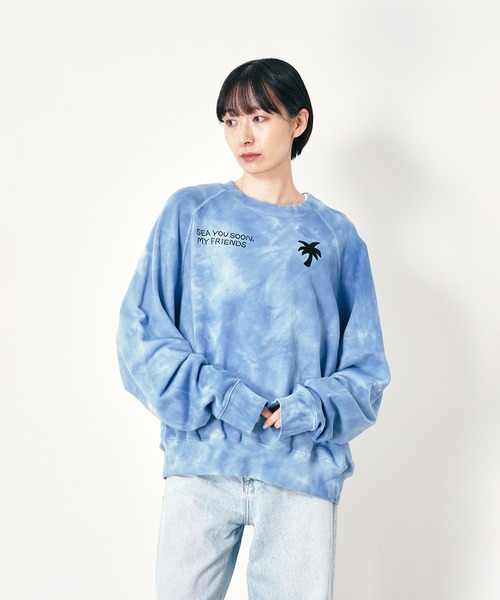 Common Noun(コモン ナウン)の「“SEA” Midori Nakajima ラグランクルースウェット(Tシャツ/カットソー・レディース・ブルー系その他/グレー/ブラック系その他・XL/L/M)」の3枚目の写真