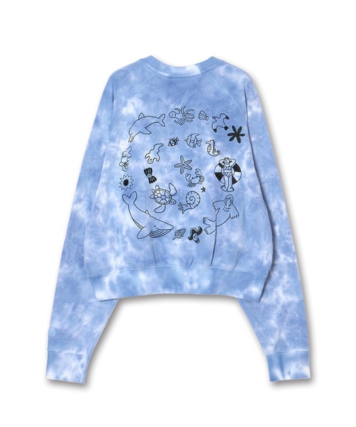 Common Noun(コモン ナウン)の「“SEA” Midori Nakajima ラグランクルースウェット(Tシャツ/カットソー・レディース・ブルー系その他/グレー/ブラック系その他・XL/L/M)」の9枚目の写真