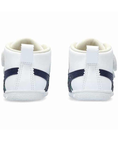 ASICS(アシックス)の「アシックス スクスク アミュレファースト SL(ベビーシューズ/ベビーソックス・キッズ・ホワイト×ブルー・11.5cm)」の2枚目の写真