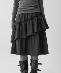 Vipoa | asymmetry frill skirt(スカート)
