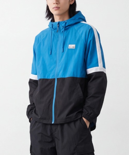 PRO CLUB (プロクラブ)の「【T17】【PRO CLUB/プロクラブ】SYMMETRY TRACK JACKET(ナイロンジャケット・メンズ・マルーン/ブラック/ロイヤルブルー・MEDIUM/LARGE/SMALL)」の4枚目の写真
