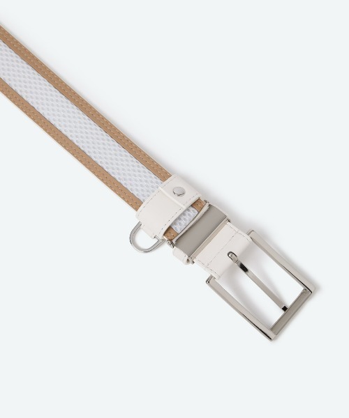 MUNSINGWEAR(マンシングウェア)の「通気ベルト(ベルト・メンズ・ブラック/グレー/ネイビー/ホワイト・F)」の6枚目の写真