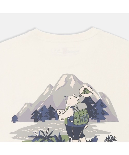 Timberland(ティンバーランド)の「ベア キャンプ グラフィック Tシャツ ユニセックス(Tシャツ/カットソー・メンズ・ライトホワイト・LARGE/MEDIUM/SMALL/X-LARGE)」の8枚目の写真