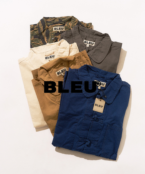 417 EDIFICE（フォーワンセブンエディフィス）の「【BLEU DE CHINE STORE】 SHANGHAI JACKET（シャツ/ブラウス・メンズ・カーキ/アイボリー/オレンジ/ネイビー/ベージュ・X-LARGE/LARGE）」の6枚目の写真