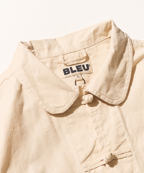 417 EDIFICE(フォーワンセブンエディフィス)の「【BLEU DE CHINE STORE】 SHANGHAI JACKET(シャツ/ブラウス・メンズ・カーキ/アイボリー/オレンジ/ネイビー/ベージュ・X-LARGE/LARGE)」の2枚目の写真