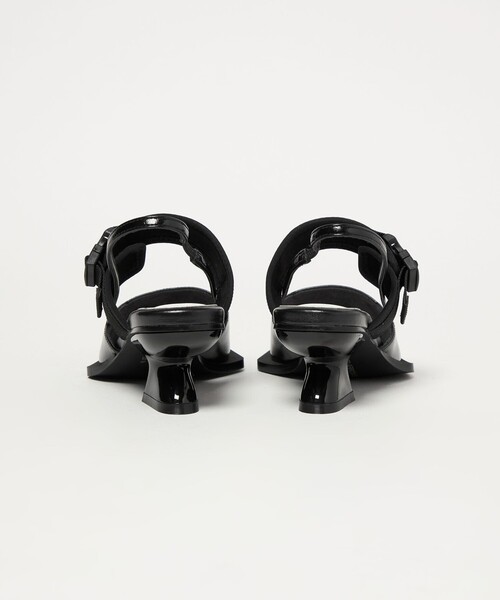 SY UNITED ARROWS(シーユナイテッドアローズ)の「<SY> シェイプヒールベルクロバックベルト パンプス50↑(パンプス・レディース・ブラック/シルバー・23.5cm/23cm/22.5cm/22cm/25cm/24.5cm/24cm)」の6枚目の写真