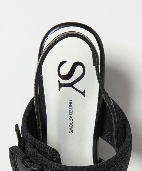 SY UNITED ARROWS(シーユナイテッドアローズ)の「<SY> シェイプヒールベルクロバックベルト パンプス50↑(パンプス・レディース・ブラック/シルバー・23.5cm/23cm/22.5cm/22cm/25cm/24.5cm/24cm)」の8枚目の写真