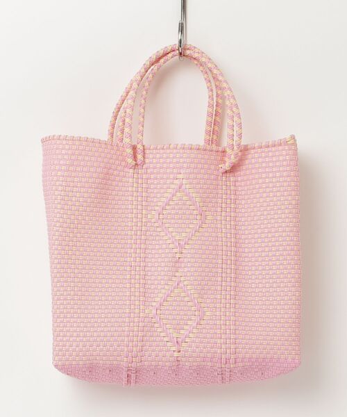 MAISON mou(メゾンムー)の「【Moon Bird/ムーンバード】手編みの メルカドバッグ(M)MBST26-03(かごバッグ・レディース・オレンジ系その他/その他5/その他4/ブルー系その他2/ライトピンク/シルバー系その他/その他3/ブルー系その他/ブラック系その他/ブラック系/ゴールド/ブラック系3/ブラック系2・FREE)」の8枚目の写真