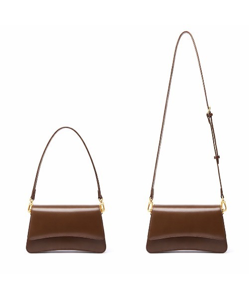 NiiNa(ニーナ)の「【 NiiNa / ニーナ 】高品質レザー2wayスリムシルエットショルダーバッグ(ショルダーバッグ・レディース・ブラウン/レッド/ブラック・FREE)」の21枚目の写真
